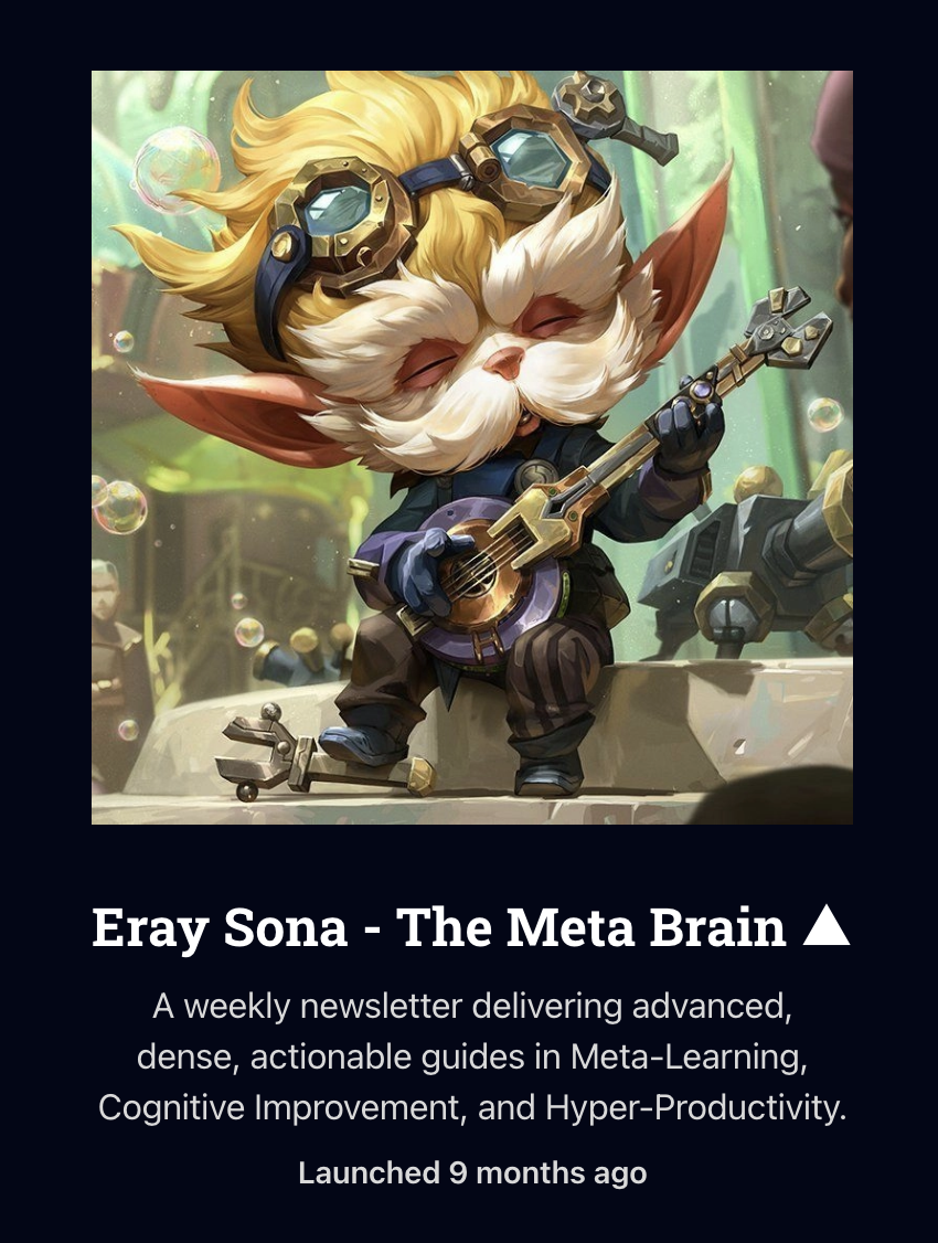 The Meta Brain — Newsletter by Eray Sona